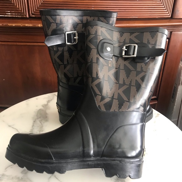 Michael Kors Shoes - Michael Kors Logo Mid Calf Rain Boots
